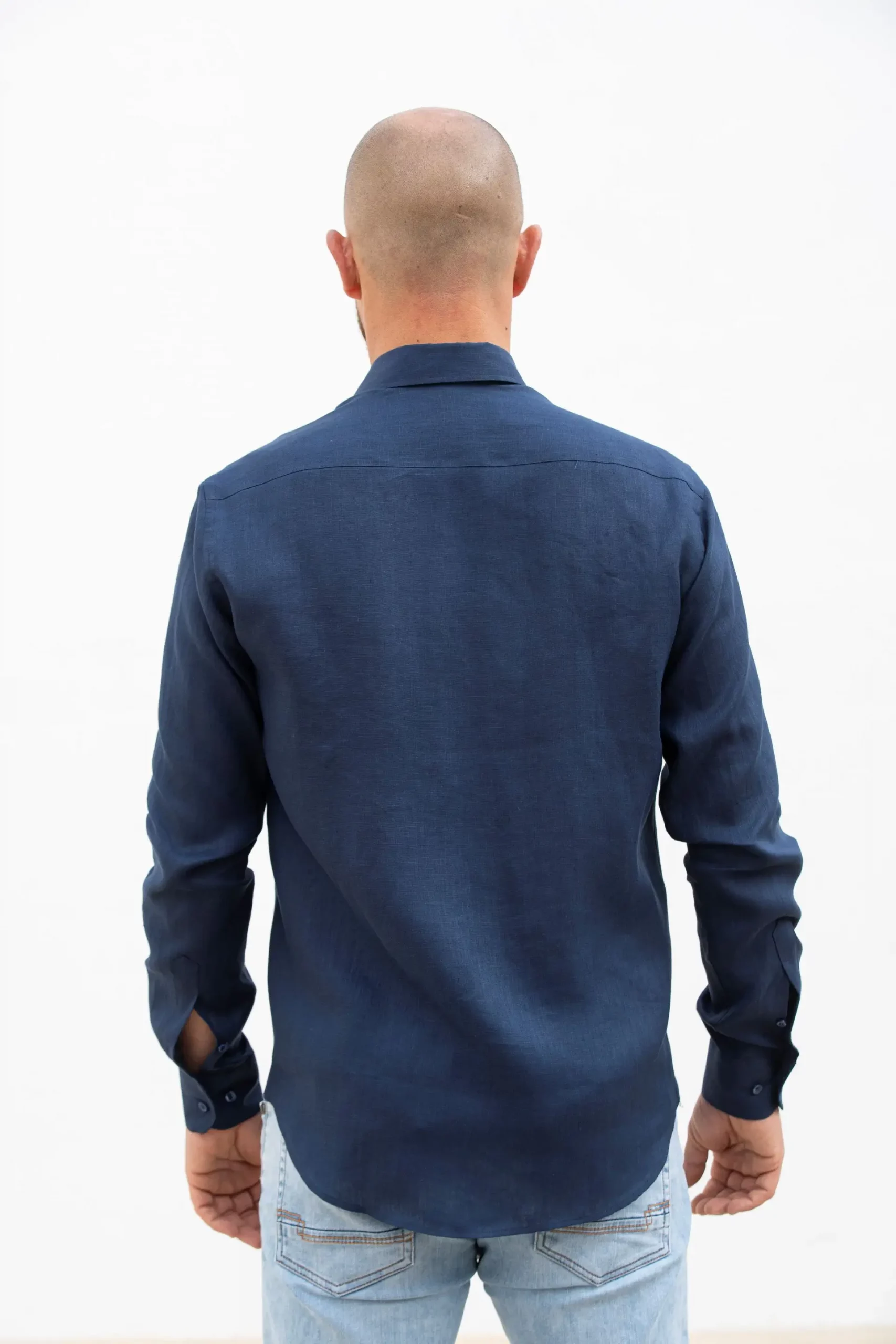 Camisa lino avioneta camel 2