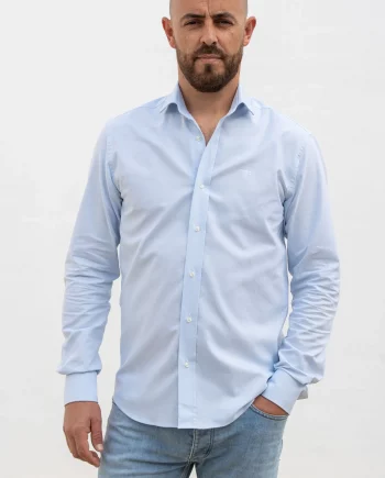 Camisa oxford avioneta blanca